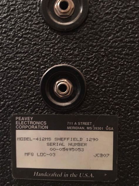 Active (Powered) PVXp 15 Bluetooth&174; 15-inch Powered Loudspeaker. . Peavey serial number lookup